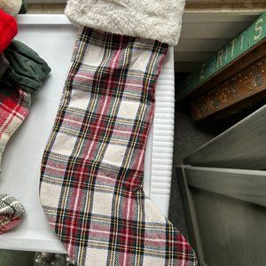 Christmas Plaid Stocking